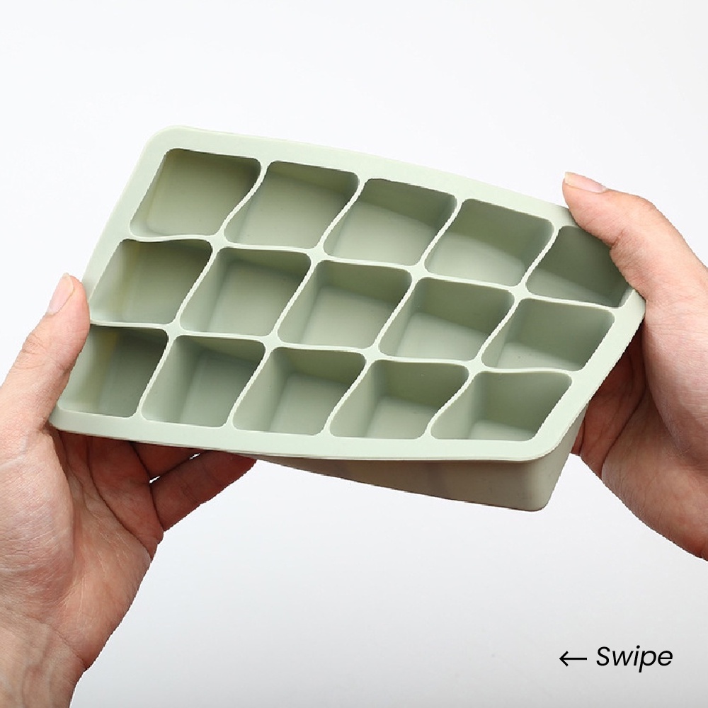 Cetakan Es Batu Silikon Ice Cube Maker 15 Hole