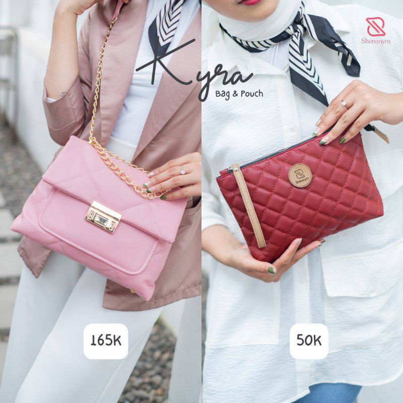 Kyra pouch | Lolita Pouch | bisa tali panjang atau pendek | 1 kg muat 3pcs