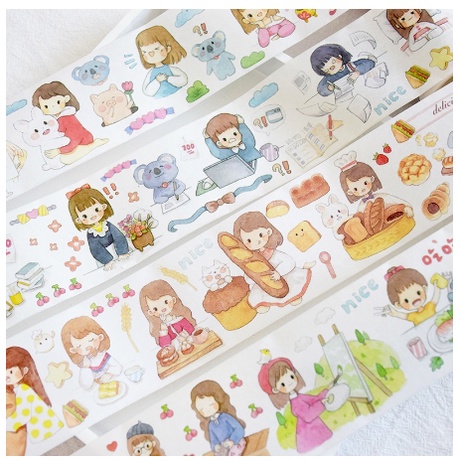 

Washi Sticker Decoration Scrapbook Girls - SAMPLER 100cm