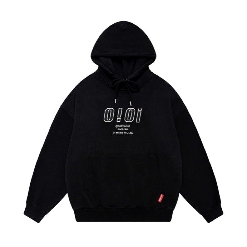 [COD] Smile Sweatshirt Harajuku Oversized Black Hoodie Men Sweatshirts-OiO!