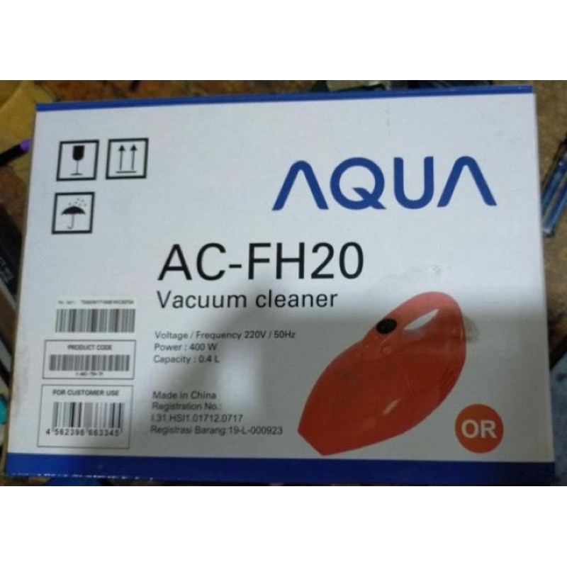 Vacuum Cleaner Portable AQUA AC-FH20 | Vacum genggam mobil sanyo