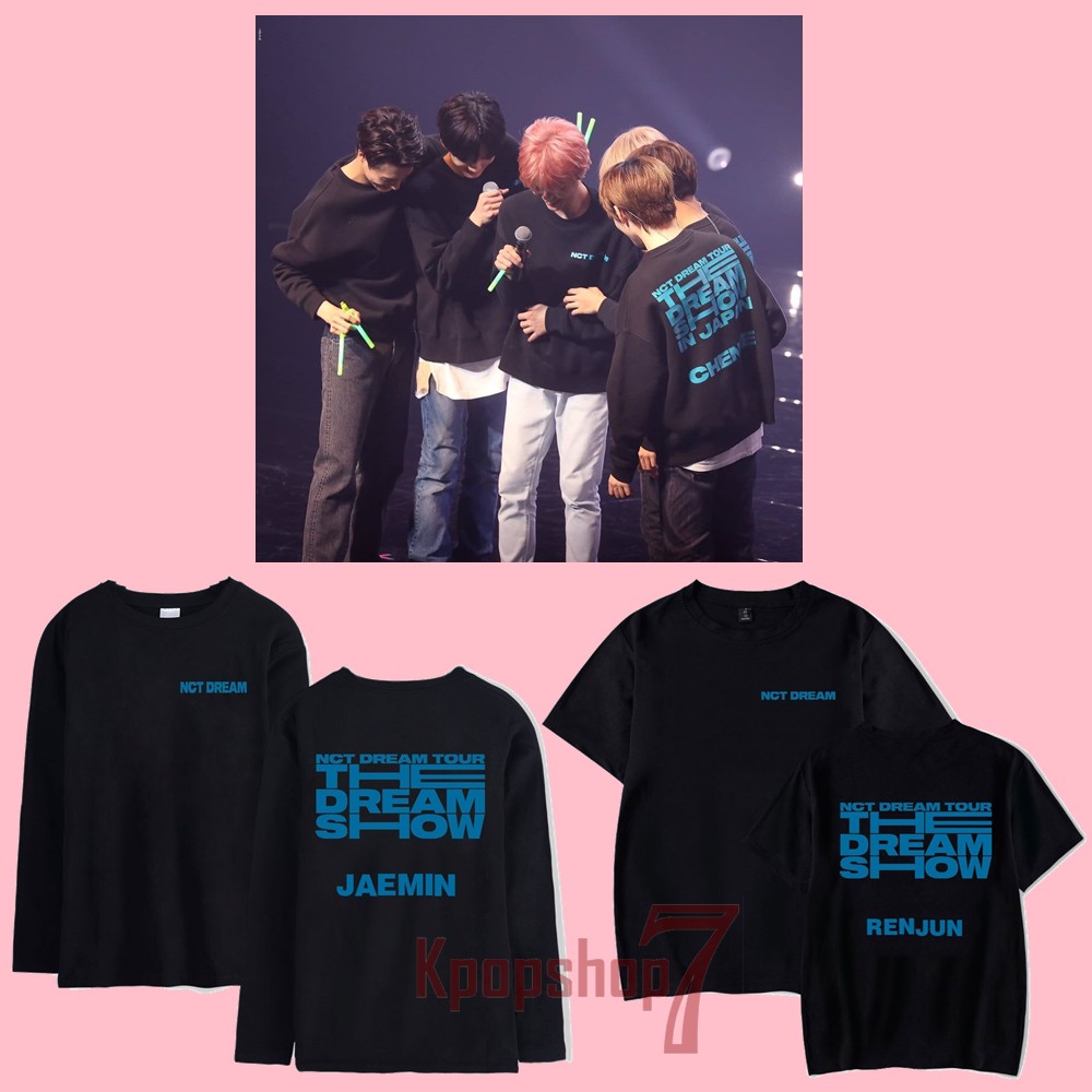 Baju nct dream kaos nct dream tshirt nct dream the dream show in japan