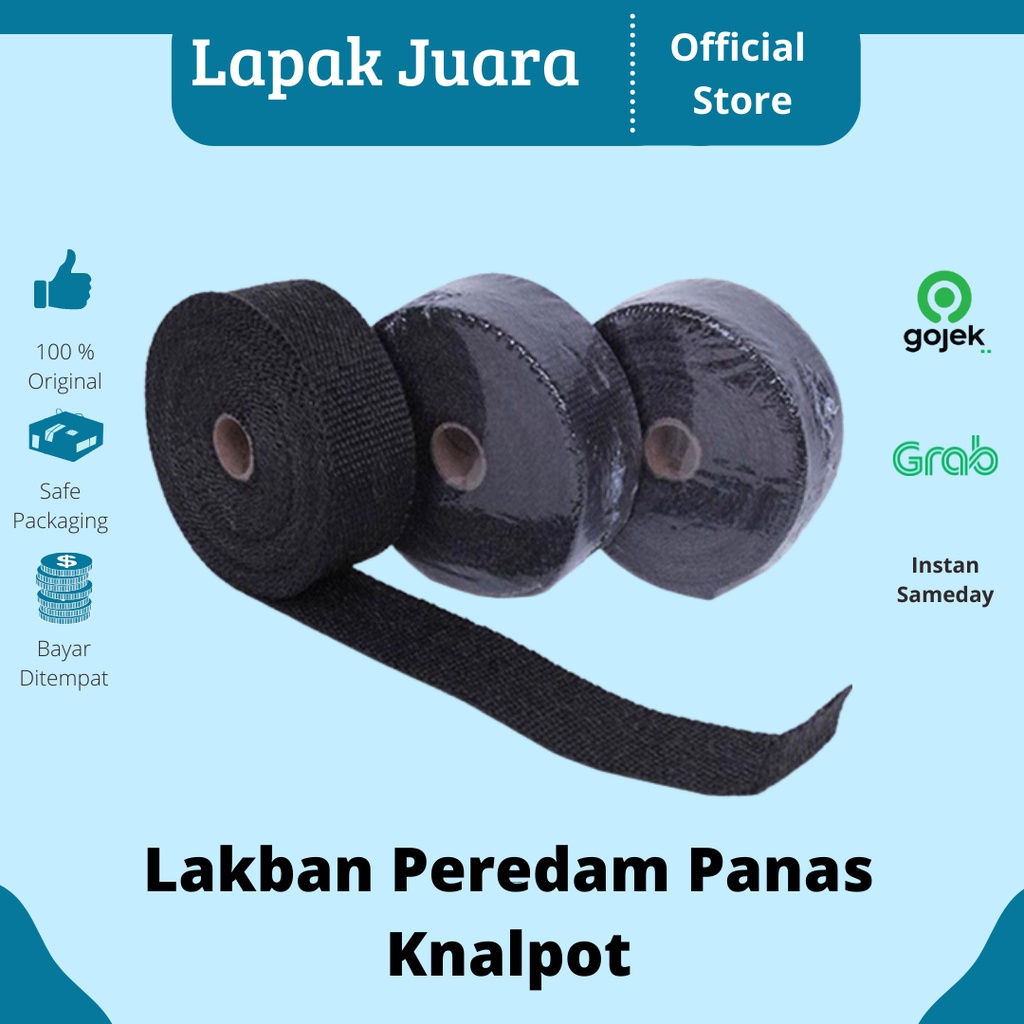 Peredam Panas Knalpot | Lakban Peredam Panas Knalpot | Wrap Lakban Peredam Panas Knalpot | peredam p