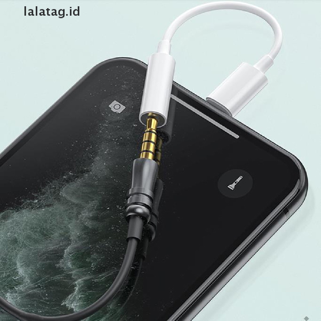 (Flyag) Kabel Adapter Konverter Jack Audio Headphone / Earphone Untuk iPhone