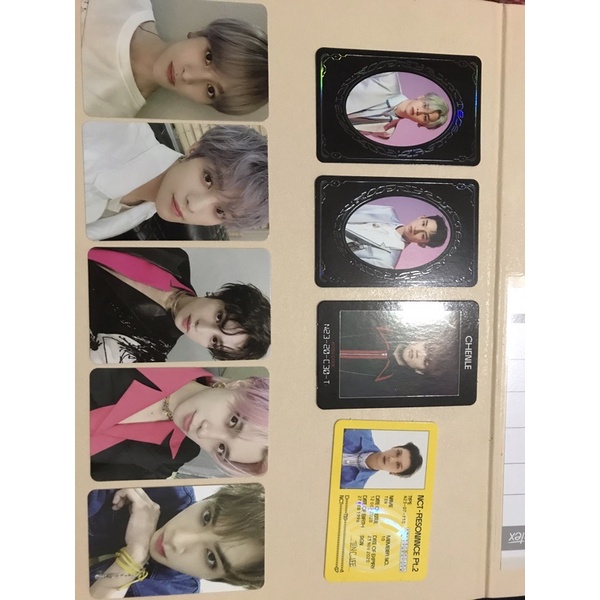 PC / PHOTOCARD NCT OFFICIAL (Winwin YB,Kun YB,Chenle AC,Ten ID CARD,Yangyang Past,Yangyang Future,Ya
