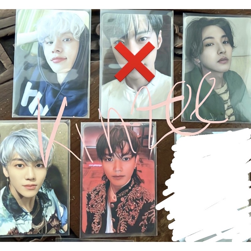 pc photocard taeyong kihno tragic & jungwoo slowacid autumn.