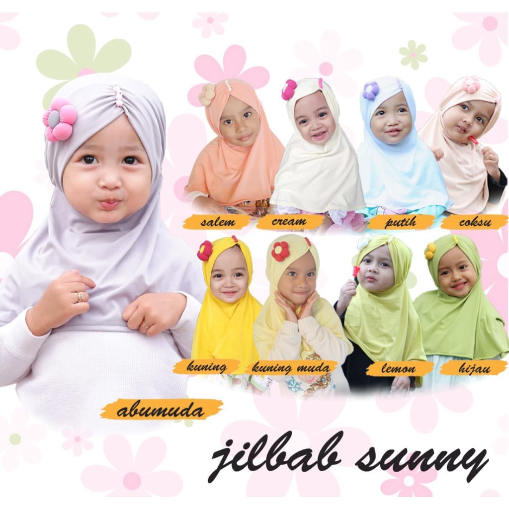 Jilbab Anak DANILA Allsize Kerudung Anak Lucu 0 - 2 Tahun