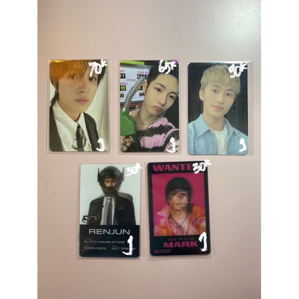 [booked] HAECHAN RENJUN MARK SCRACTH GLITCH MODE GLIMO LENTI LENTICULAR GM POB PREORDER BENEFIT BENE