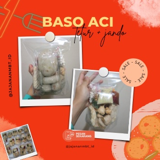 

baso aci granat isi telur + jando