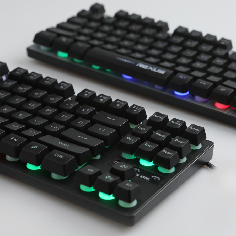Rexus K9TKL / K9 Fortress Keyboard Gaming TKL RGB Backlit ORIGINAL