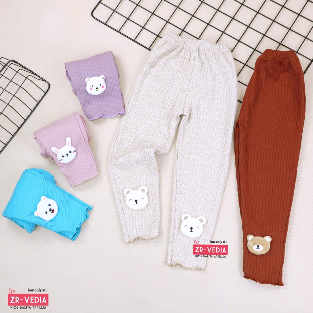 [IMPORT] Legging Dahyun uk 1-7 Tahun / Cotton Rib Celana Panjang Premium Anak Perempuan Balita Leging Baby Lejing Laging Polos Knit kiosbalitaaprillia