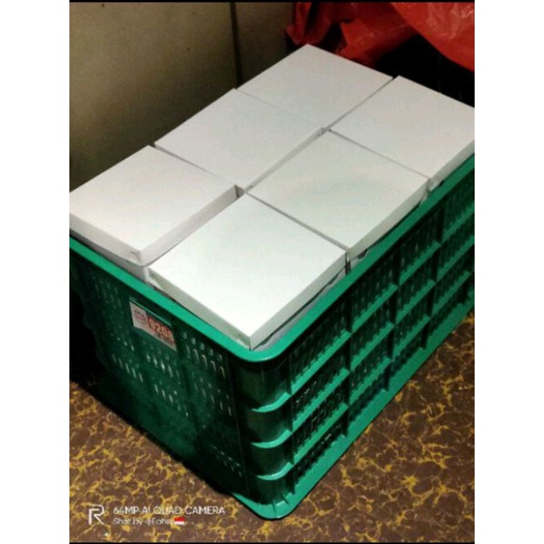 60x41x37 Box Container 9208 L Atari Green Leaf / Rak Susun 9208L / Keranjang Industri Roti Plastik