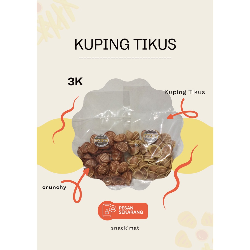 

Snack'Mat - Kue Kuping Tikus