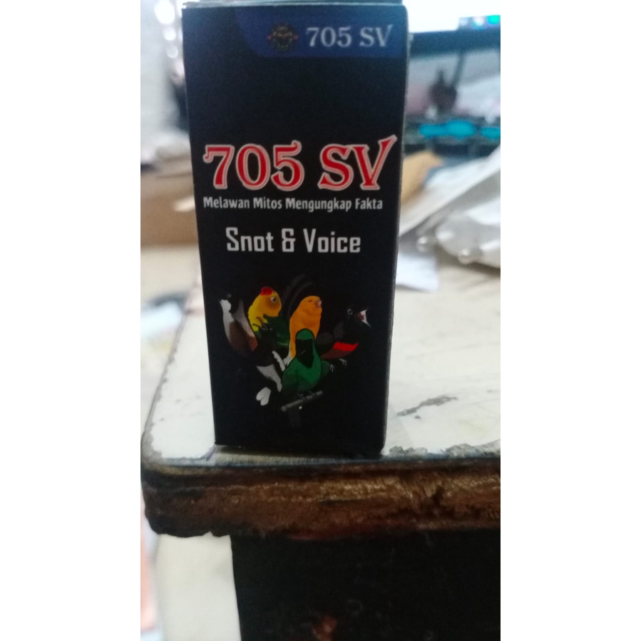 VITAMIN BURUNG MENGATASI SERAK DAN SNOT H 705 SV NET OFFICIAL