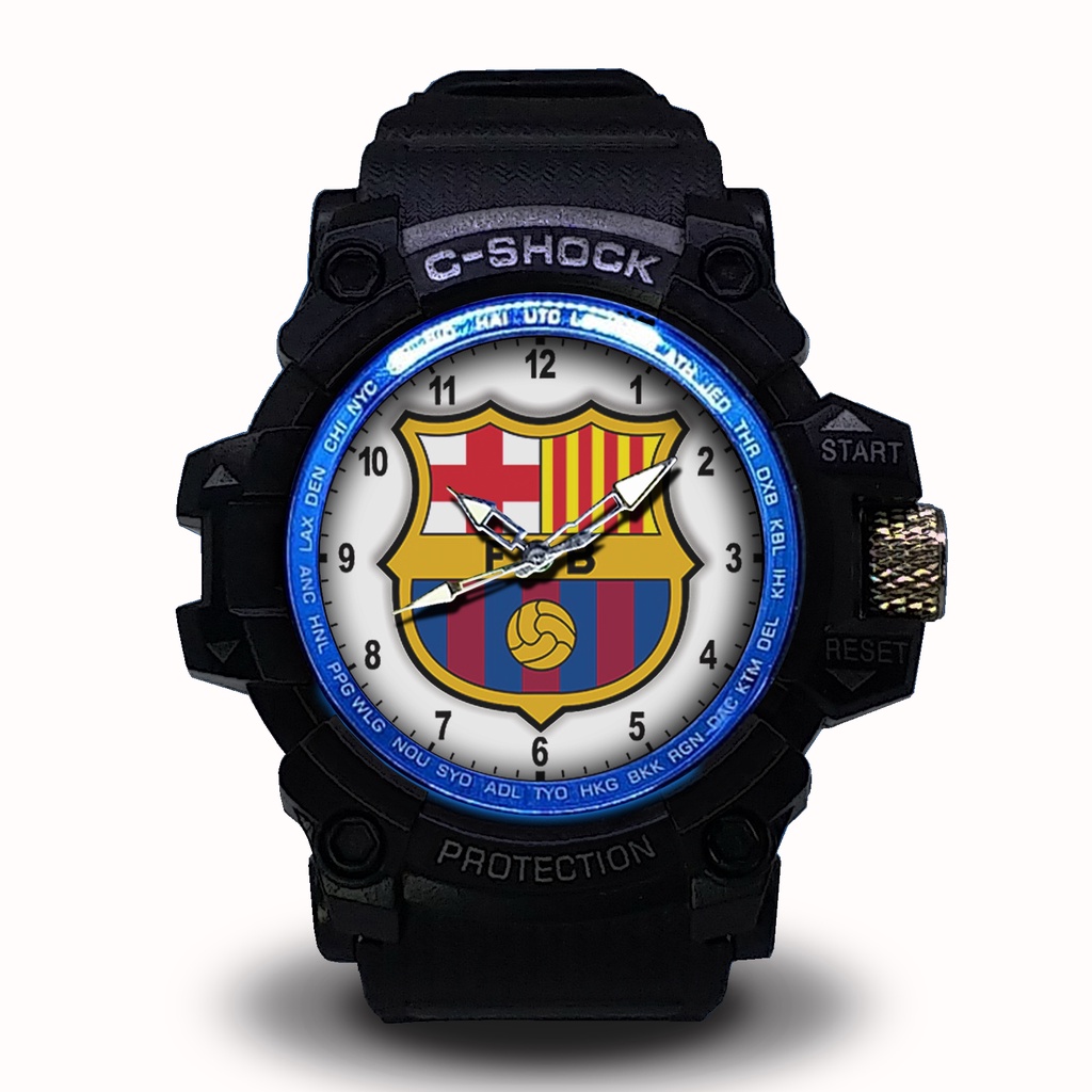 Jam Tangan Barcelona FC Outdoor Anti Air #Putih