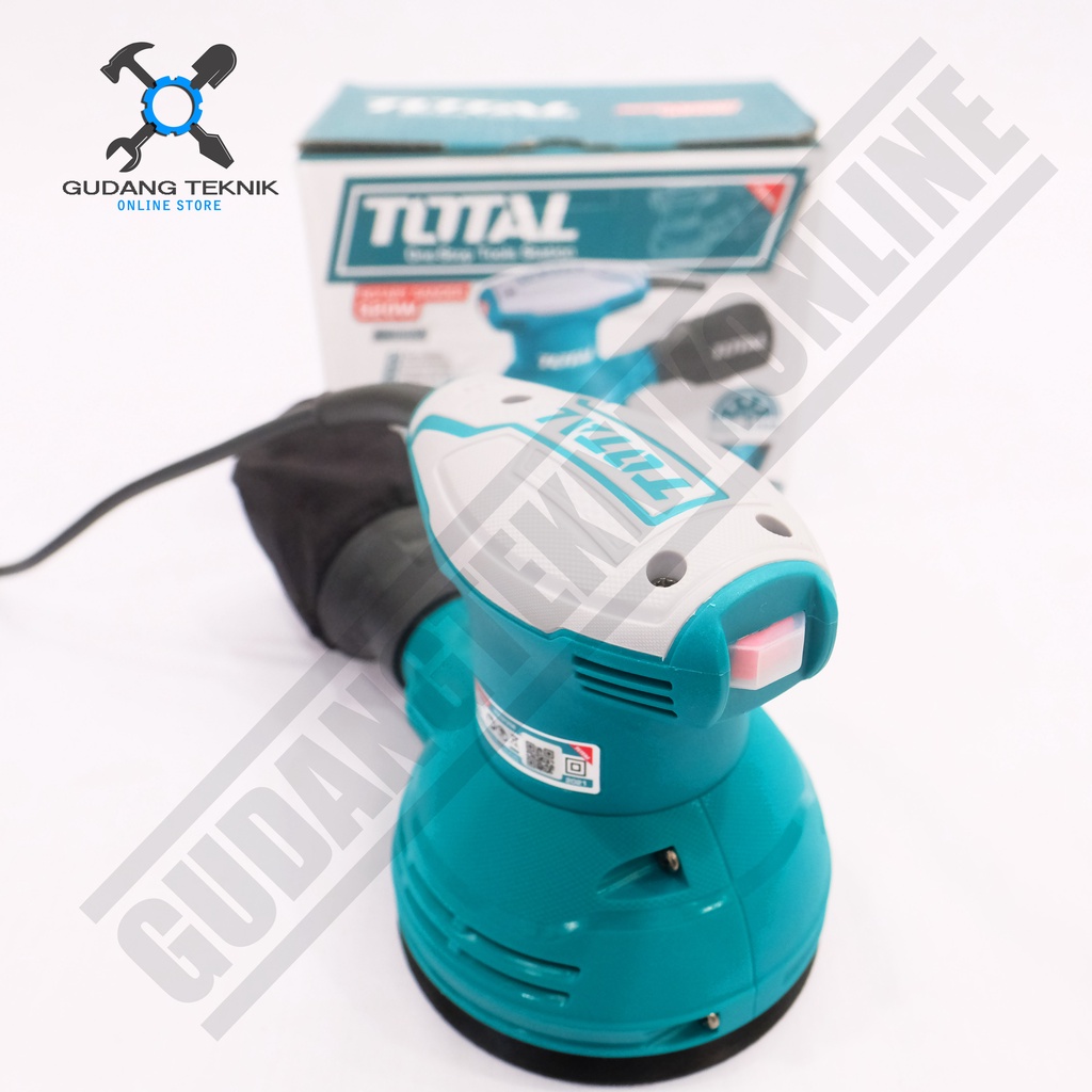 Mesin Amplas Bulat TOTAL TF2031256 / Rotary Sander TF 2031256 - Orbital Sander TOTAL