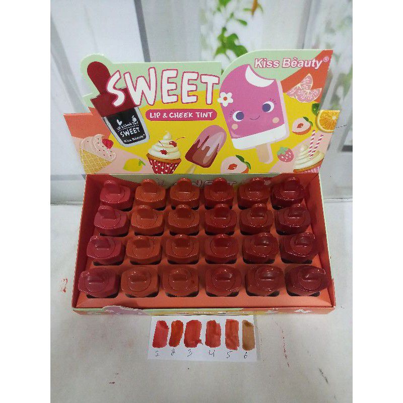 SWEET Lip &amp; Cheek Tint Kiss Beauty