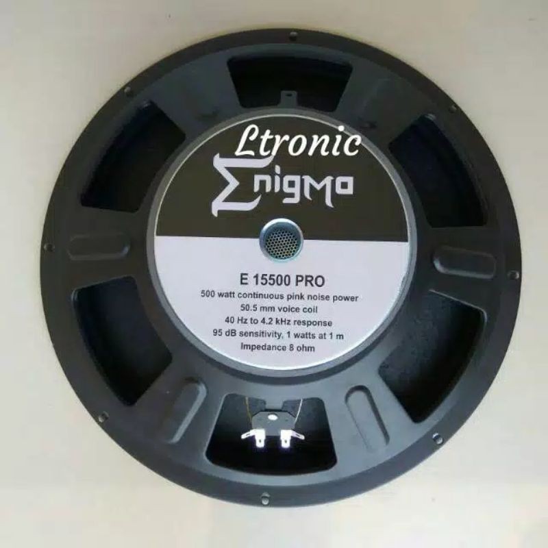 speaker 15inch 15in ENIGMA E 15500 PRO original satu pabrik dengan blackspider