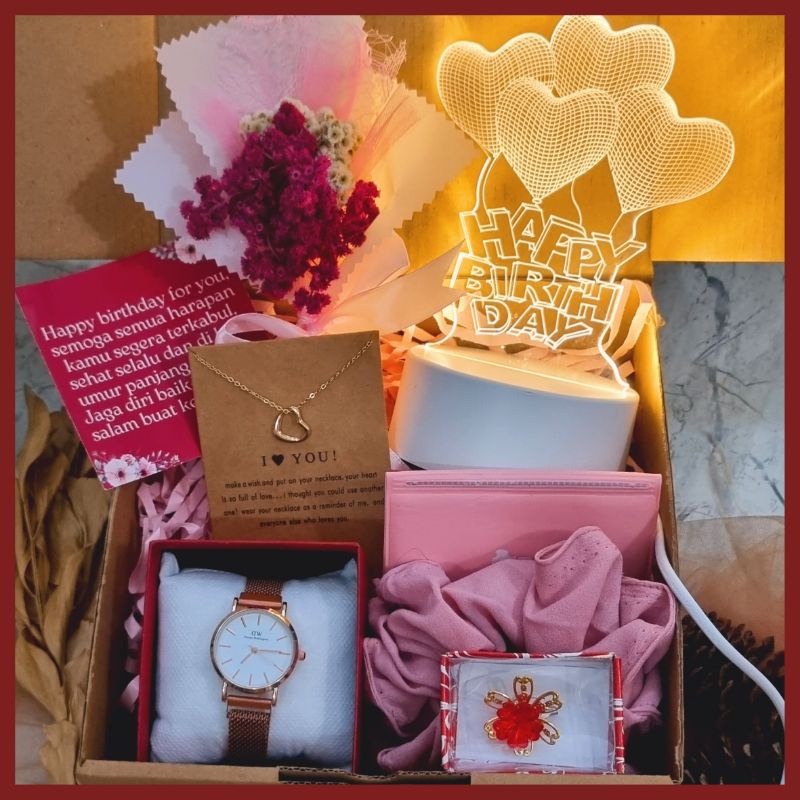 Kado Cewek / Hampers Cewek / Gift Box Pacar