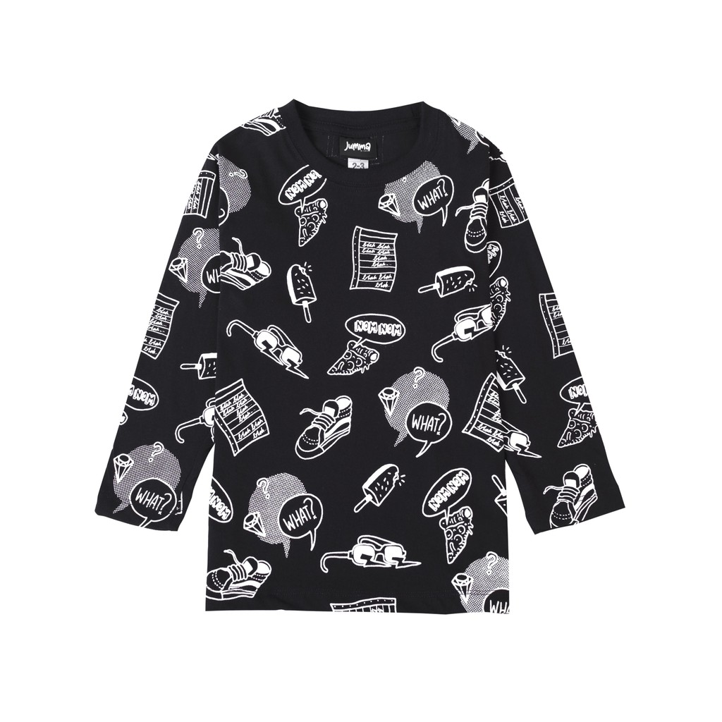 

JummaKids Nom Nom Long Sleeve Full Printed Anak