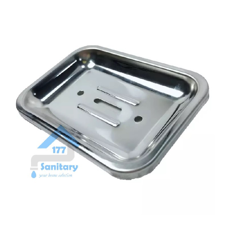 Tempat Sabun Batang Stainless Plat A2- Rak Sabun Batangan Stenlis Murah dispenser soap rack mini soap /D48