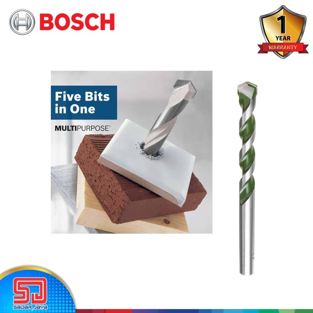 Bosch CYL-4 Multimaterial Drill Mata Bor Tembok Keramik Kayu Metal Beton