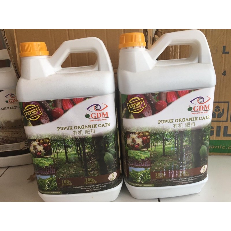 PUPUK ORGANIK CAIR GDM KELAPA SAWIT 5 LITER