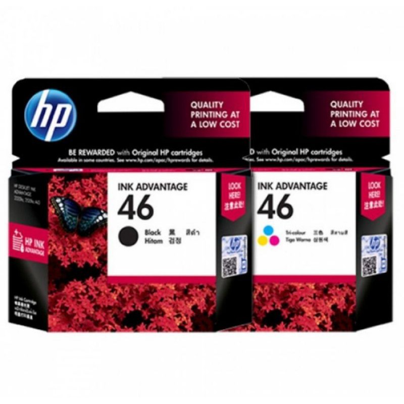 Tinta Cartridge hp 46 Black-Colour