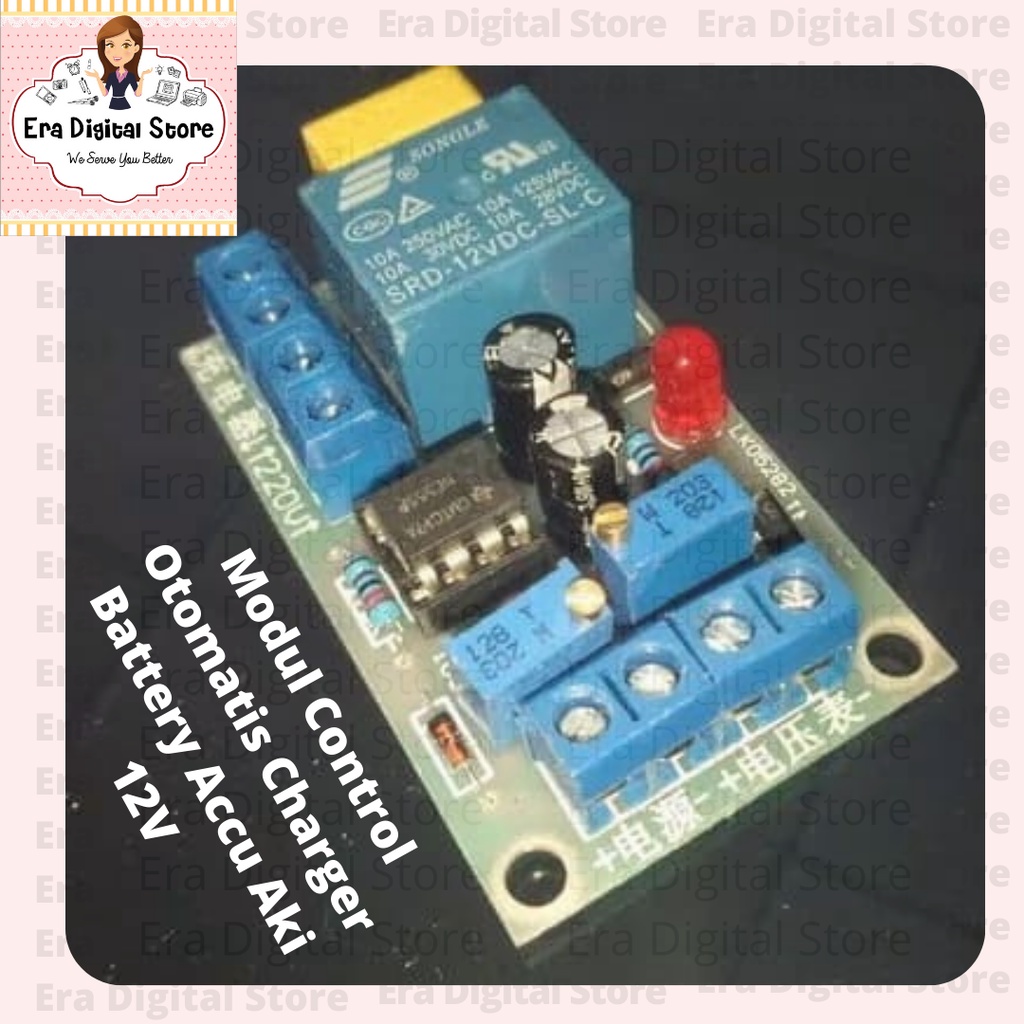 Modul Control Otomatis 12V Charger Battery Accu Aki