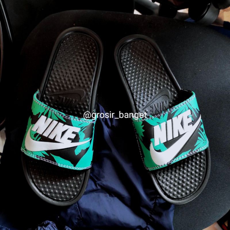 Sandal Nike benassi Woman, Sandal Nike Slop Wanita, Sendal Cewek, Nike Benassi Slides Import