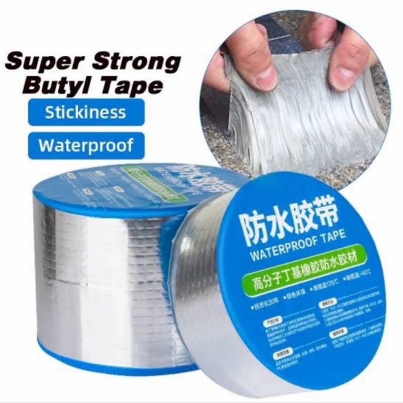 Lakban anti bocor atap rumah tahan panas dan air 5cm × 5 meter