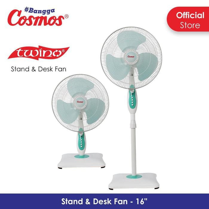 Kipas Angin Berdiri / Stand Fan Cosmos 16 SBI 2in1 16 Inch 2 Fungsi