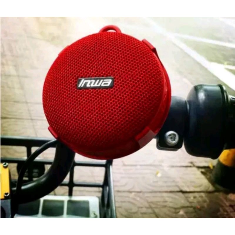 Speaker Sepeda Bluetoot Waterproof Speaker Portable Wireless Sepeda Merah