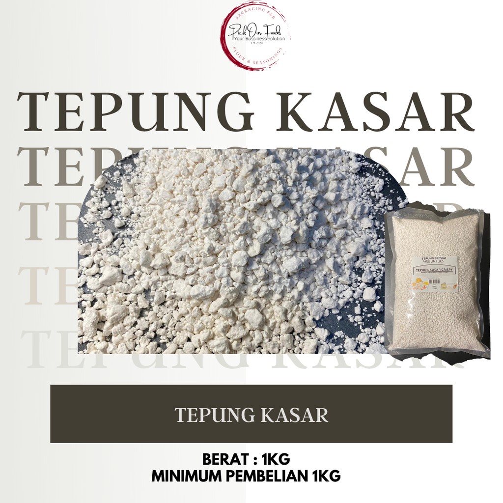 Shihlin flour (tepung shilin atau tepung kasar) Tepung ala Taiwan Food Termurah  Tapioka Kasar