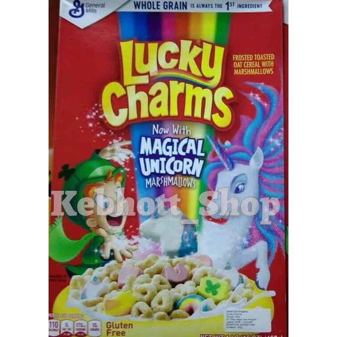 Sereal Lucky Charms Luckycharm Lucky Charm Cereal Cereals 453 Gr Shopee Indonesia