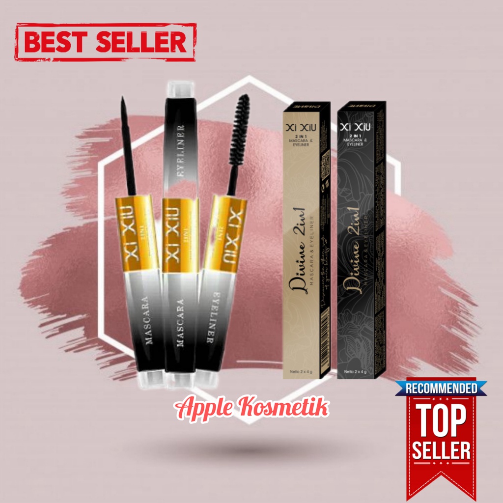 Jual Xi Xiu Divine 2 in 1 Mascara Eyeliner 4GRAM (BPOM) Shopee Indonesia
