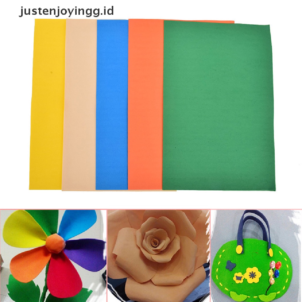 10pcs / Pak Lembaran Busa Eva Handmade Ukuran 260x185 X 2mm Untuk Anak