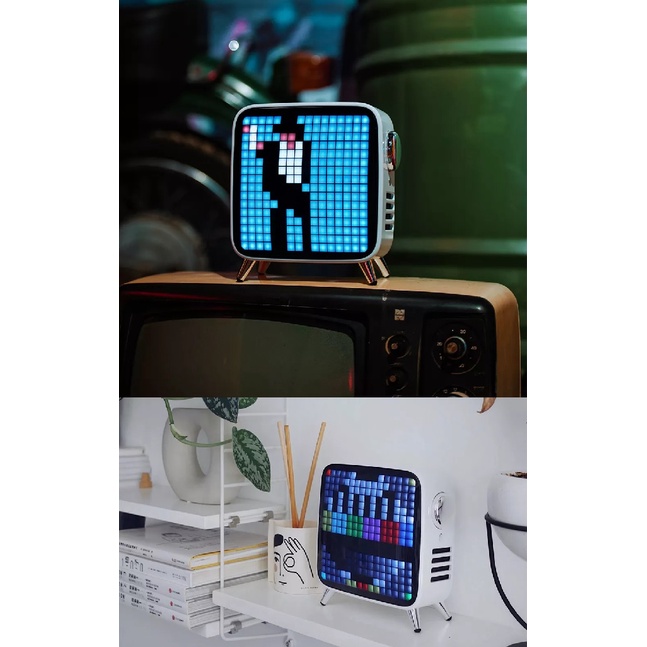 TIVOO-MAX - 40W Bluetooth Speaker Pixel Art 8-inch LED Display from PIXOO - Speaker Bluetooth dengan Layar 8 inci LED Display untuk Pixel Art