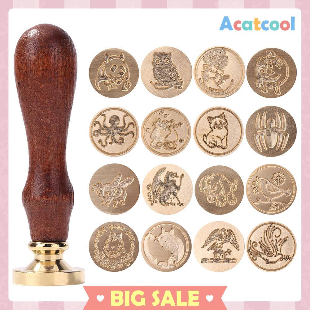 Stempel Segel Lilin Motif Hewan Gaya Vintage Untuk Dekorasi Scrapbook