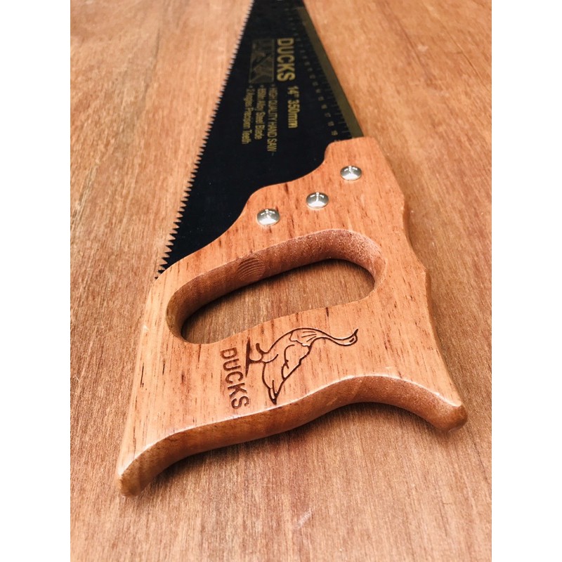 Gergaji Kayu DUCKS 14&quot; - Graji Gorok 14 in 350 mm Tajam Asah 2 sisi - Geraji Tangan Hand Saw 14in