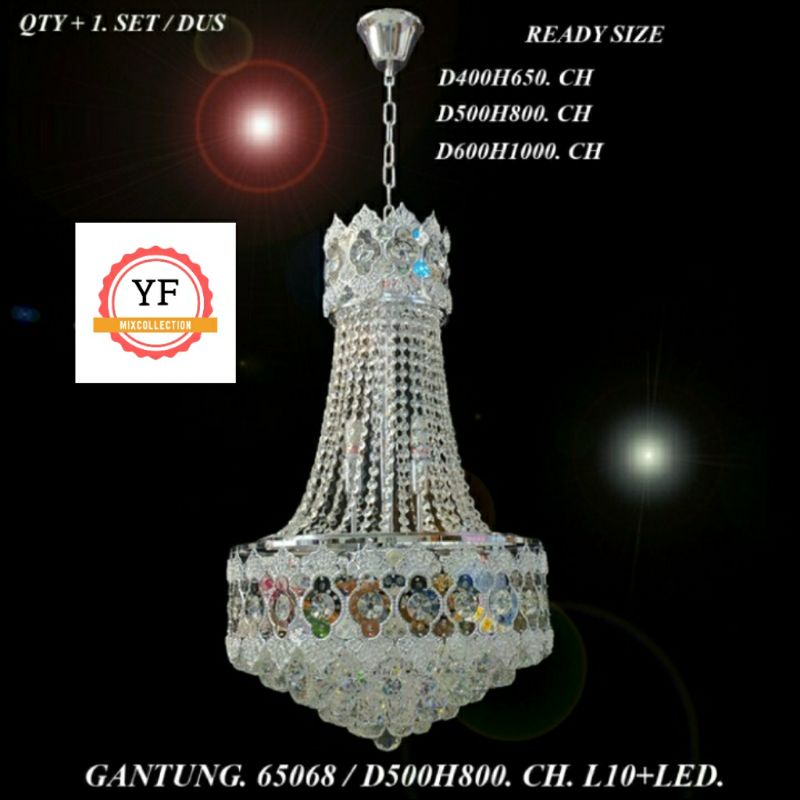 Lampu Gantung Kristal LED 65068