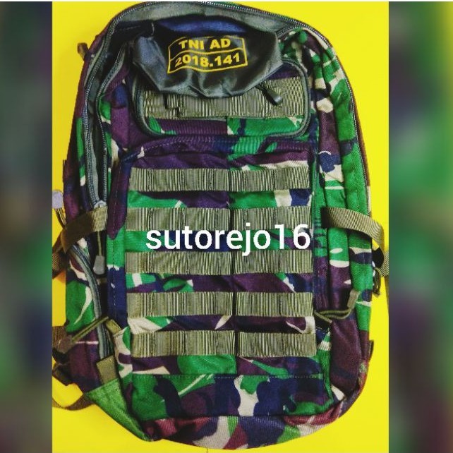 tas ransel tni ad asli jatah pembagian original