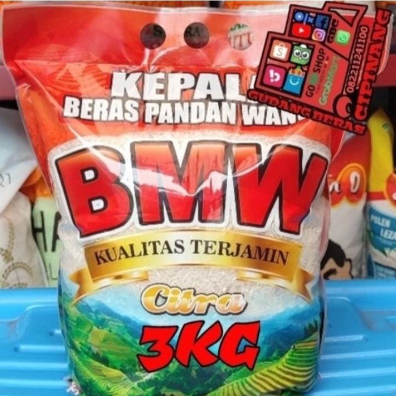 

BERAS IR64 RAMOS CAP BMW 3KG COCOK BUAT ZAKAT FITRAH DAN SEMBAKO