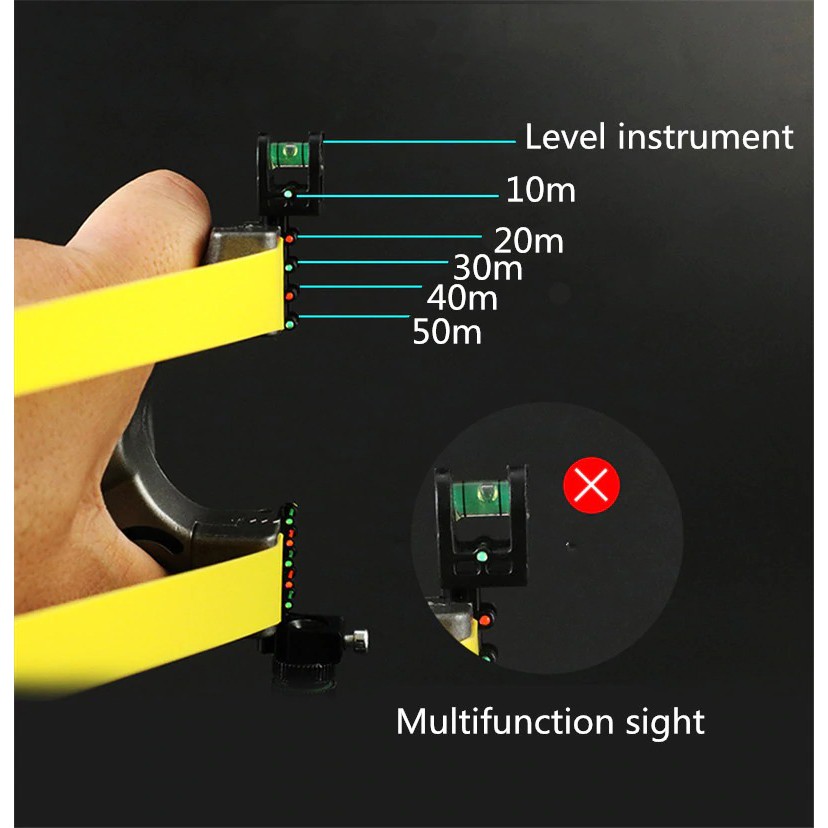 (MAINANKYU) SYQT Big Power Ketapel Tactical Slingshot with Lasser Sight