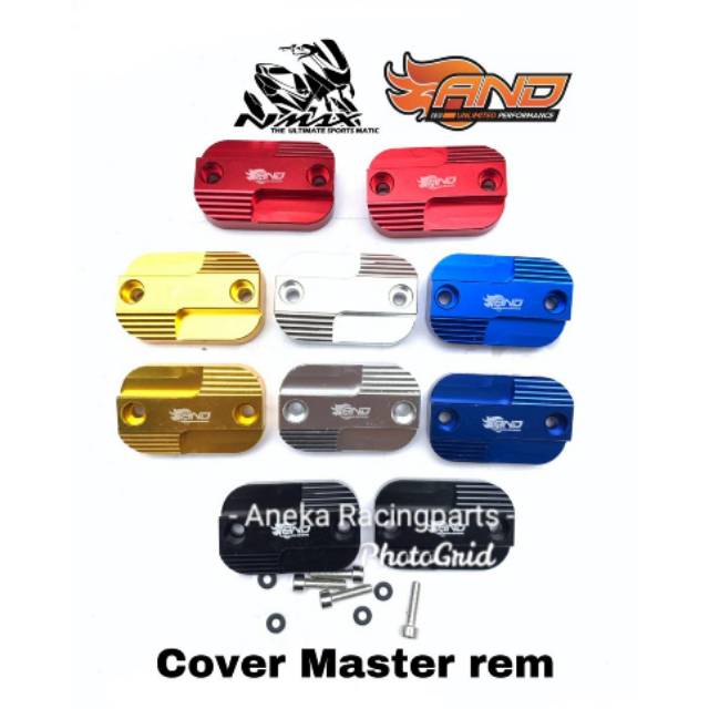 Cover master rem nmax kiri kanan / variasi tutup minyak rem nmax