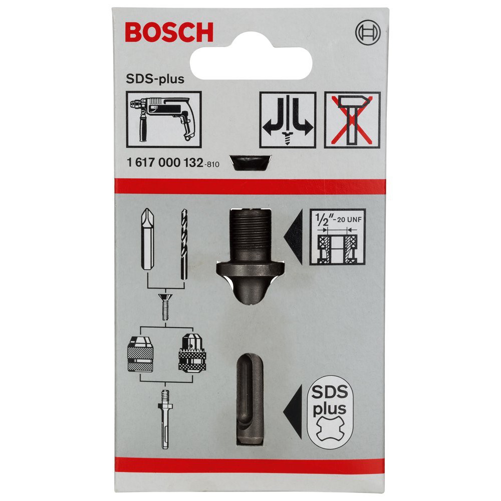 Adaptor Bor SDS Plus Bosch Original - Bosch SDS Plus 1/2 inch - 20 UNF