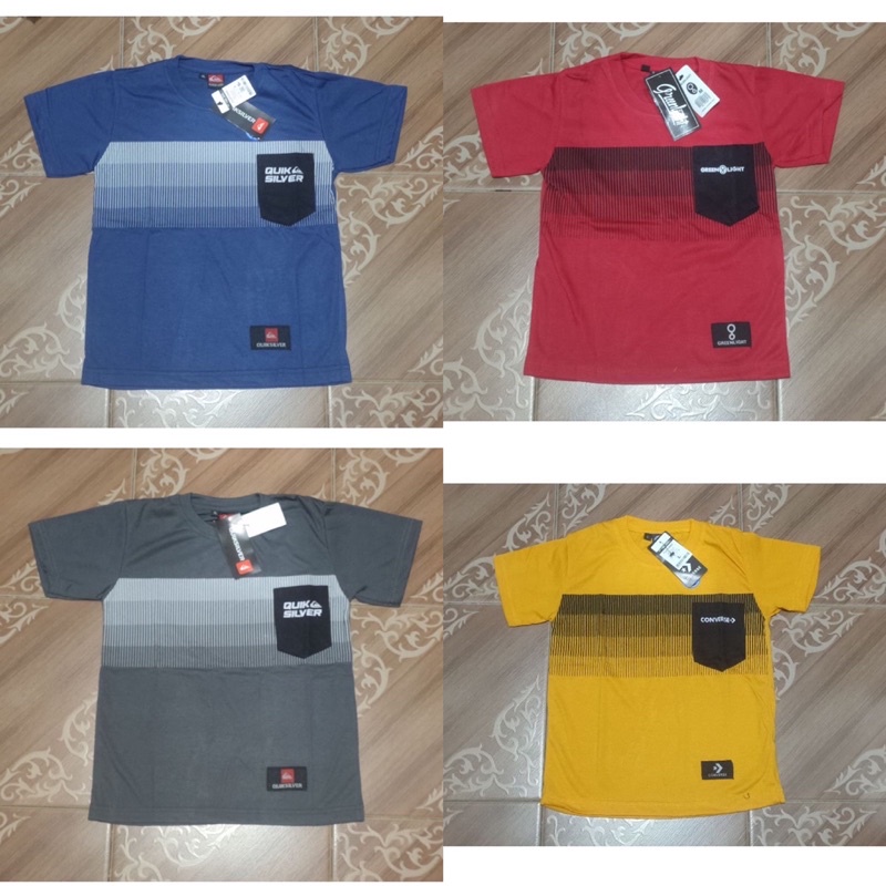 kaos distro anak / baju kids katun murah