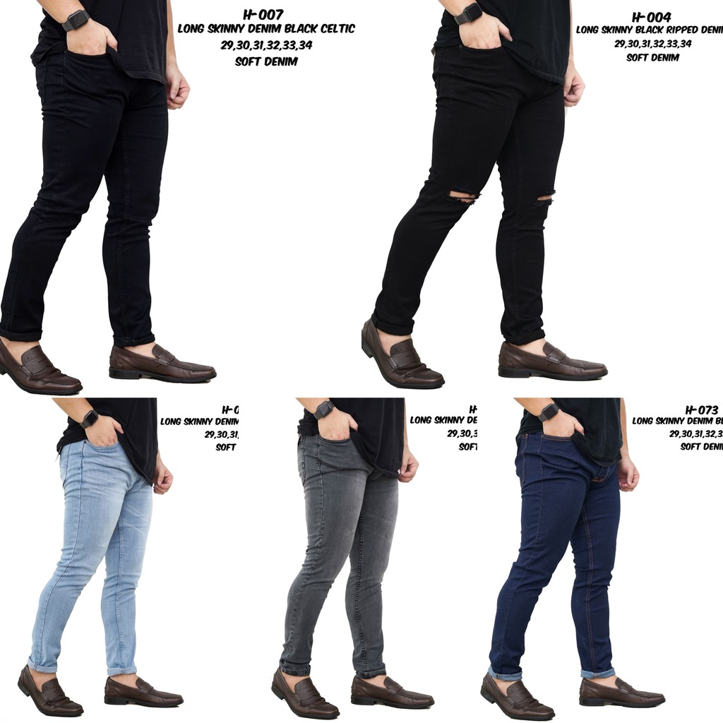 BELI SEKARANG Celana Denim Pria Slim Fit | Celana Jeans | Celana Panjang Denim Pria