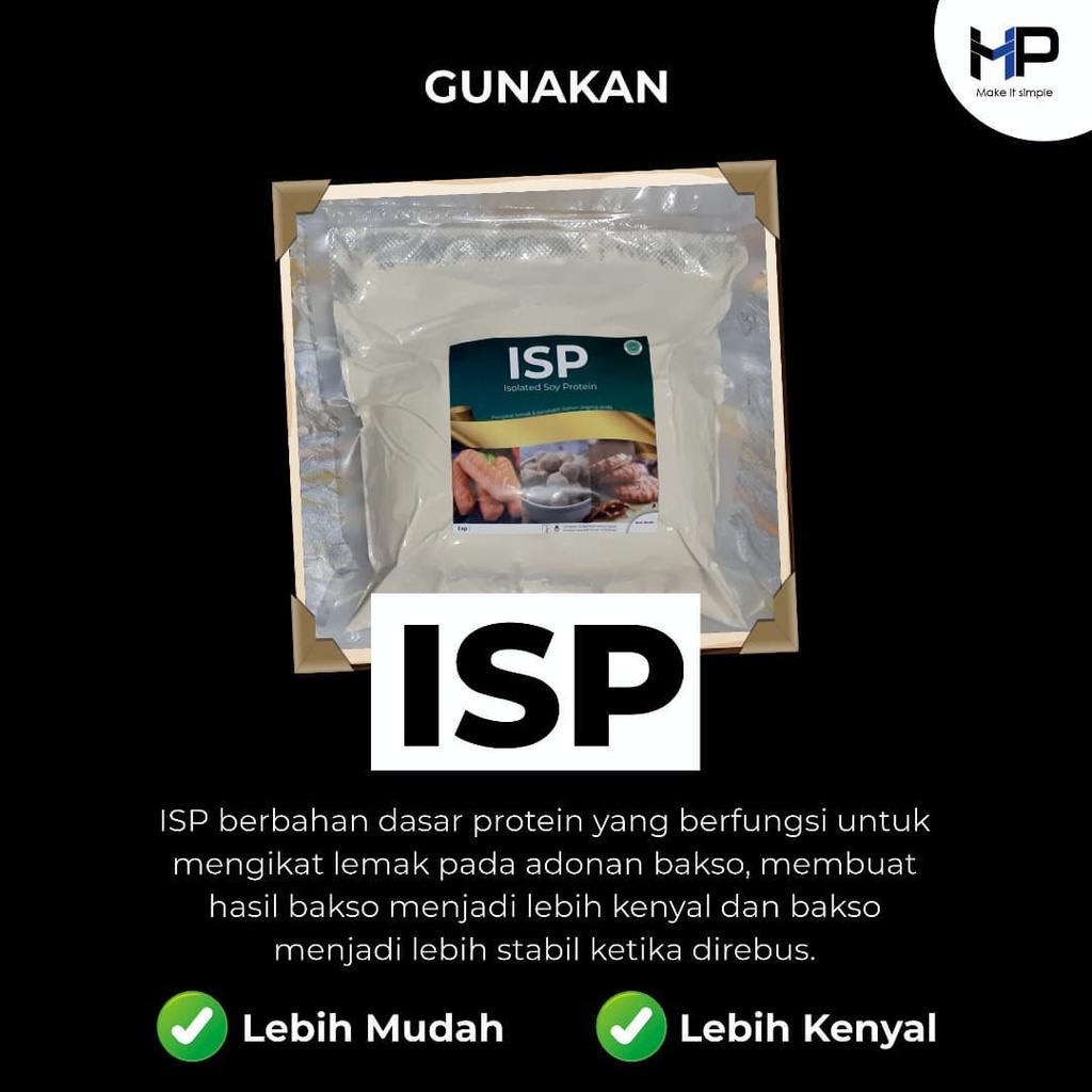 

400 Gram - ISP - Pengikat Lemak, Penstabil dan Pengenyal Bakso,Sosis,Dll