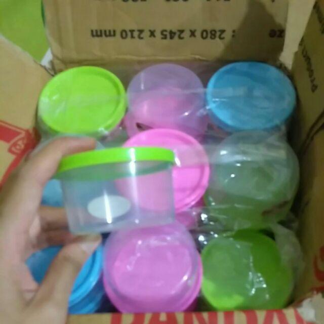 (1lsn) Toples Mini Swedia Bulat 100ml / Wadah Bumbu / Kosmetik / 5076